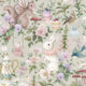 Garden Party Wallpaper • Children's Wallpaper • Gentle Sage • Swatch