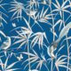 Bamboo Wallpaper • Cobalt • Swatch