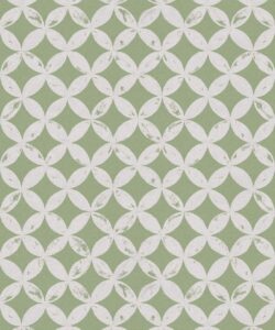 Petales Deux Wallpaper • Snow Green • Swatch