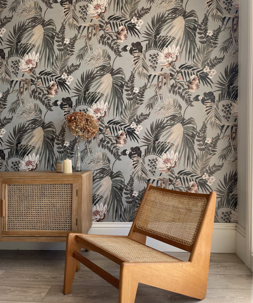 Majestic Palm Wallpaper • Fog • Insitu 2