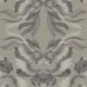 Prancing Peacocks Wallpaper • Dark Cloud • Swatch