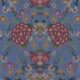 Waratah Wonderland Wallpaper • French Blue • Swatch