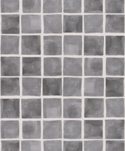 Caree Wallpaper • Charcoal White • Swatch