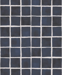 Caree Wallpaper • Midnight White • Swatch