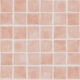 Caree Wallpaper • Salmon White • Swatch