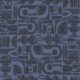 Formes Trios Wallpaper • Midnight Navy • Swatch