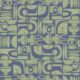 Formes Trios Wallpaper • Sage Navy • Swatch