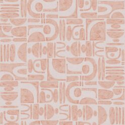 Formes Trios Wallpaper • Salmon Light Beige • Swatch