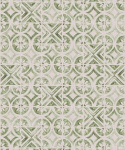 Petales Trois Wallpaper • Sage Light Beige • Swatch
