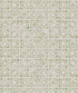 Tuile Wallpaper • Sage Light Beige • Swatch