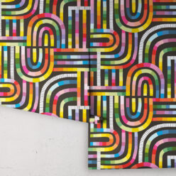 Maze Time Wallpaper • Black Rainbow • Rolls