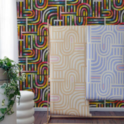 Maze Time Wallpaper • Black Rainbow • Insitu