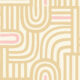 Maze Time Wallpaper • Cream • Swatch