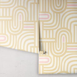 Maze Time Wallpaper • Cream • Rolls