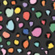 Rainbow Leopard Wallpaper • Charcoal • Swatch