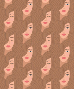 Stronger Together Wallpaper • Brown • Swatch