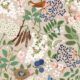 Flowering Trees Wallpaper • Linen • Swatch