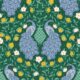 Peacock Wallpaper • Forest Green • Swatch