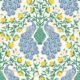 Peacock Wallpaper • Lemon • Swatch