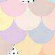 Happy Scales Mural • Pastel Spot • Swatch