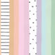 Rainbow Wall Mural • Pastel White • Swatch