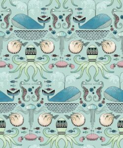 Under The Sea • Blue • Swatch