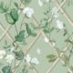 Grande Climbing Sweet Pea Wallpaper • Sage & Cane • Swatch