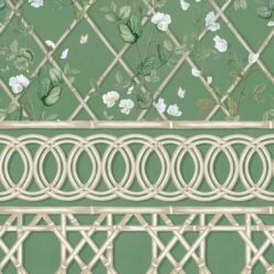 Dark Green & Cane
