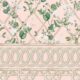 Climbing Sweet Pea Frieze Mural • Pink • Swatch