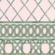 Colony Frieze Mural • Pink & Green • Swatch