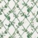 Petite Ivy Wallpaper • Irish Linen & Green • Swatch