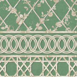Dark Green & Cane