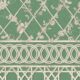 Ivy Frieze Mural • Dark Green & Cane • Swatch