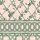 Ivy Frieze Mural • Pink & Green • Swatch