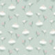 Daisy Wallpaper • Mint • Swatch