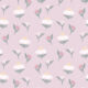 Daisy Wallpaper • Rose • Swatch