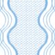 Wavy Lines Wallpaper • Blue • Swatch