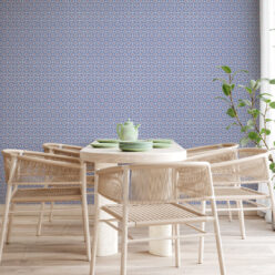 Whimsical Wallpaper • Purple Blue • Insitu