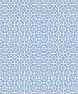 Whimsical Wallpaper • Sky Blue • Swatch