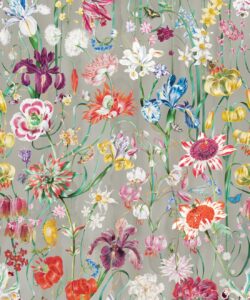 J'Adore Wallpaper • Grey • Swatch