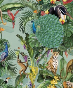Festa Wallpaper • Jade • Swatch