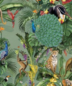 Festa Wallpaper • Sprout • Swatch