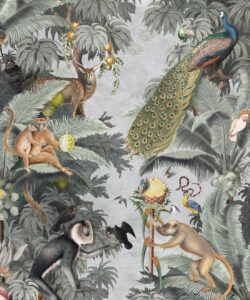 Arcadia Wallpaper • Grey • Swatch
