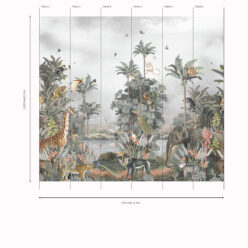 Eden Mural • Canvas • Panels
