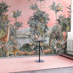 Eden Mural • Pink • Insitu
