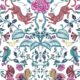 Playful Tiger Wallpaper • White • Swatch