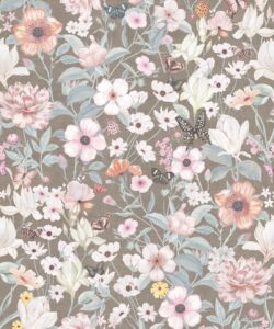 Barney Vintage Wallpaper • Sable • Swatch