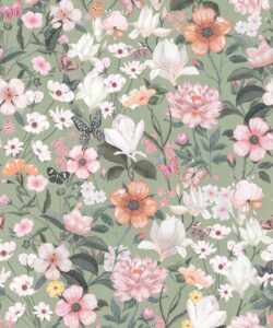 Barney Joy Wallpaper • Apple Linen • Swatch