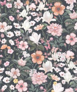 Barney Joy Wallpaper • Denim • Swatch