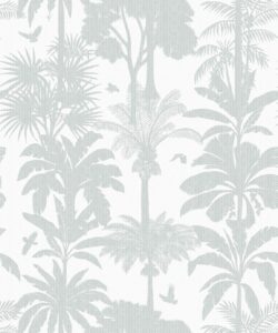 Cockatoo Palms Wallpaper • Bebe Waters • Swatch
